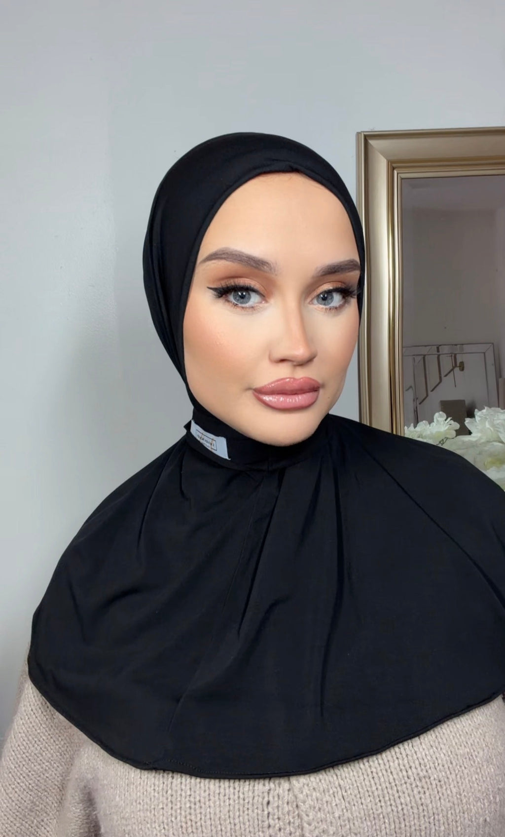 Black Instant Hijab